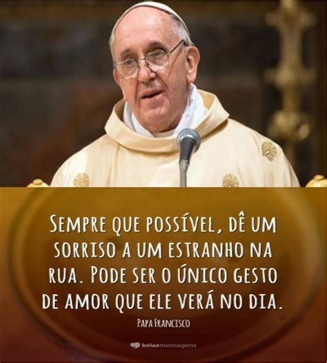 mensagem do papa francisco